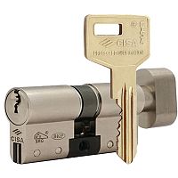 Цилиндр CISA C3000S (модульный) 75T (30*45T) никель матовый 3 ключа